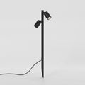 Astro Dartmouth Spike 900 Twin Outdoor Spike Spotlight in Textured Black