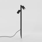 Astro Dartmouth Spike 900 Twin Outdoor Spike Spotlight in Textured Black