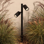 Astro Dartmouth Spike 900 Twin Outdoor Spike Spotlight in Textured Black