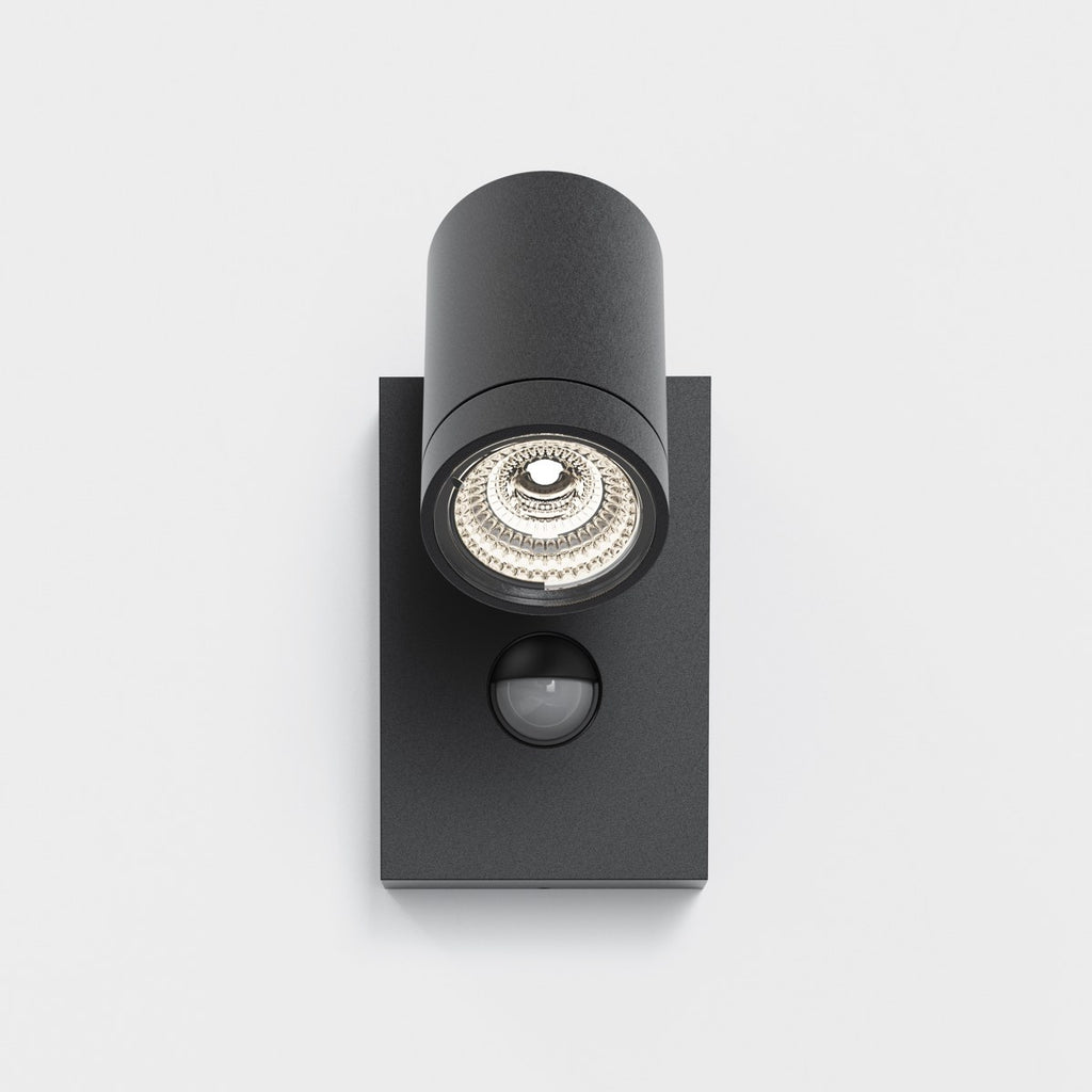 Astro Bayville Single Spot Sensor Outdoor LED Spotlight in Textured Black