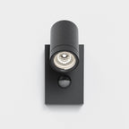 Astro Bayville Single Spot Sensor Outdoor LED Spotlight in Textured Black