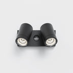 Astro Bayville Twin Spot Sensor Outdoor LED Spotlight in Textured Black