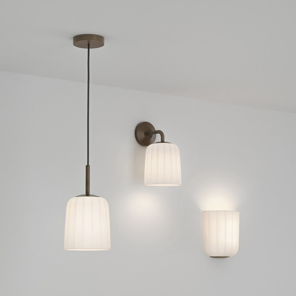 Astro Veo Lantern Indoor Wall Light in Bronze
