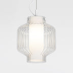Astro Toro Pendant Light in Matt White with Clear Glass