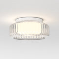 Astro Toro Ceiling 385 Ceiling Light in Matt White with Clear Glass Shade