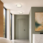 Astro Toro Ceiling 385 Ceiling Light in Matt White with Clear Glass Shade