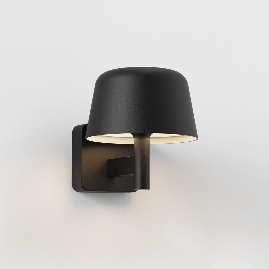 Astro Nomad Lantern Outdoor LED Wall Light in Textured Black