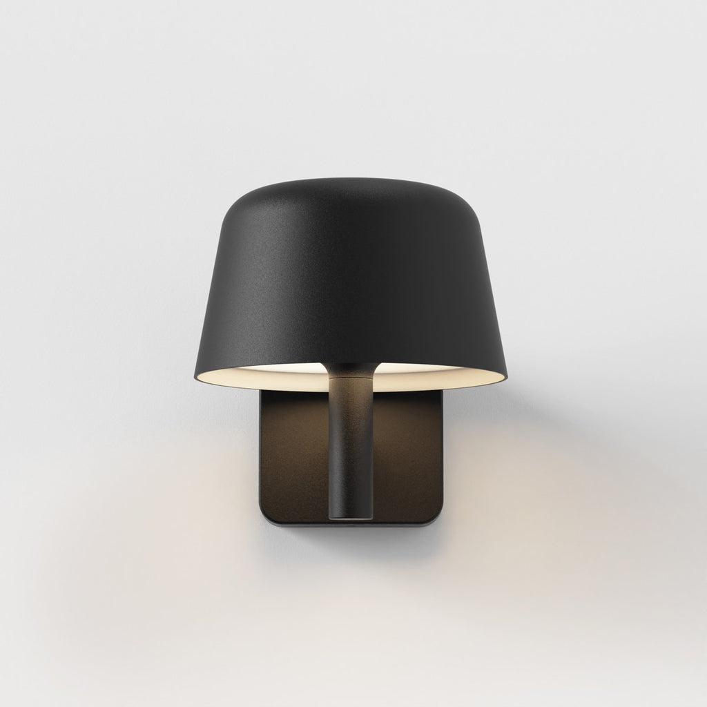 Astro Nomad Lantern Outdoor LED Wall Light in Textured Black