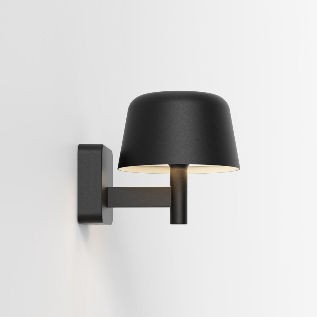 Astro Nomad Lantern Outdoor LED Wall Light in Textured Black