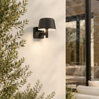 Astro Nomad Lantern Outdoor LED Wall Light in Textured Black
