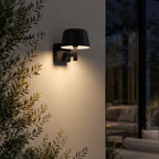Astro Nomad Lantern Outdoor LED Wall Light in Textured Black