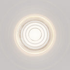 Astro Drop LED Bathroom Wall Light in Clear Glass