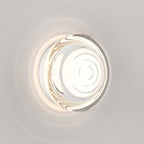 Astro Drop LED Bathroom Wall Light in Clear Glass
