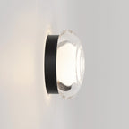 Astro Drop LED Bathroom Wall Light in Clear Glass
