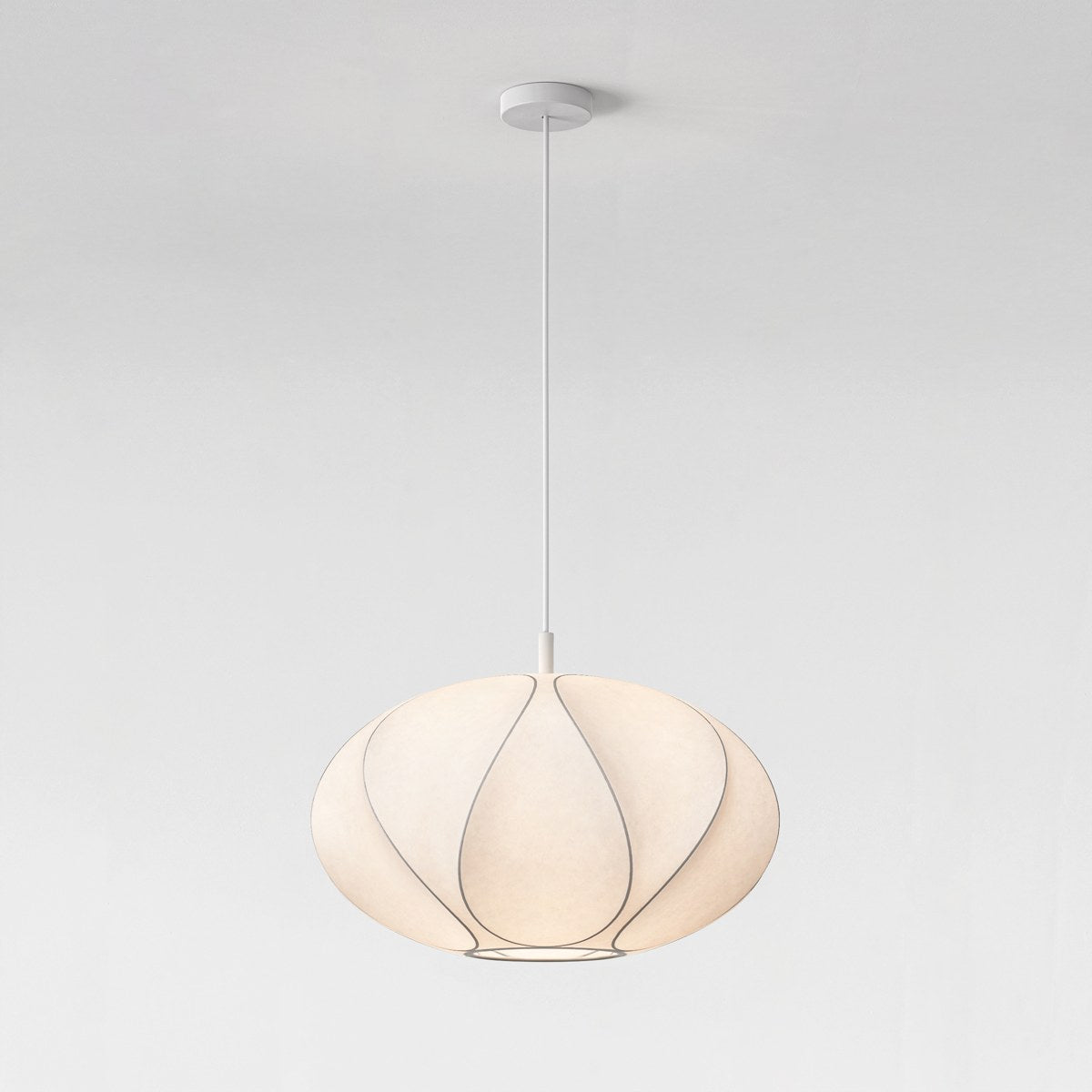 Astro Flow 500 Shade in White Fibre