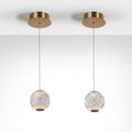 Schuller Austral Single LED Pendant Light in Gold