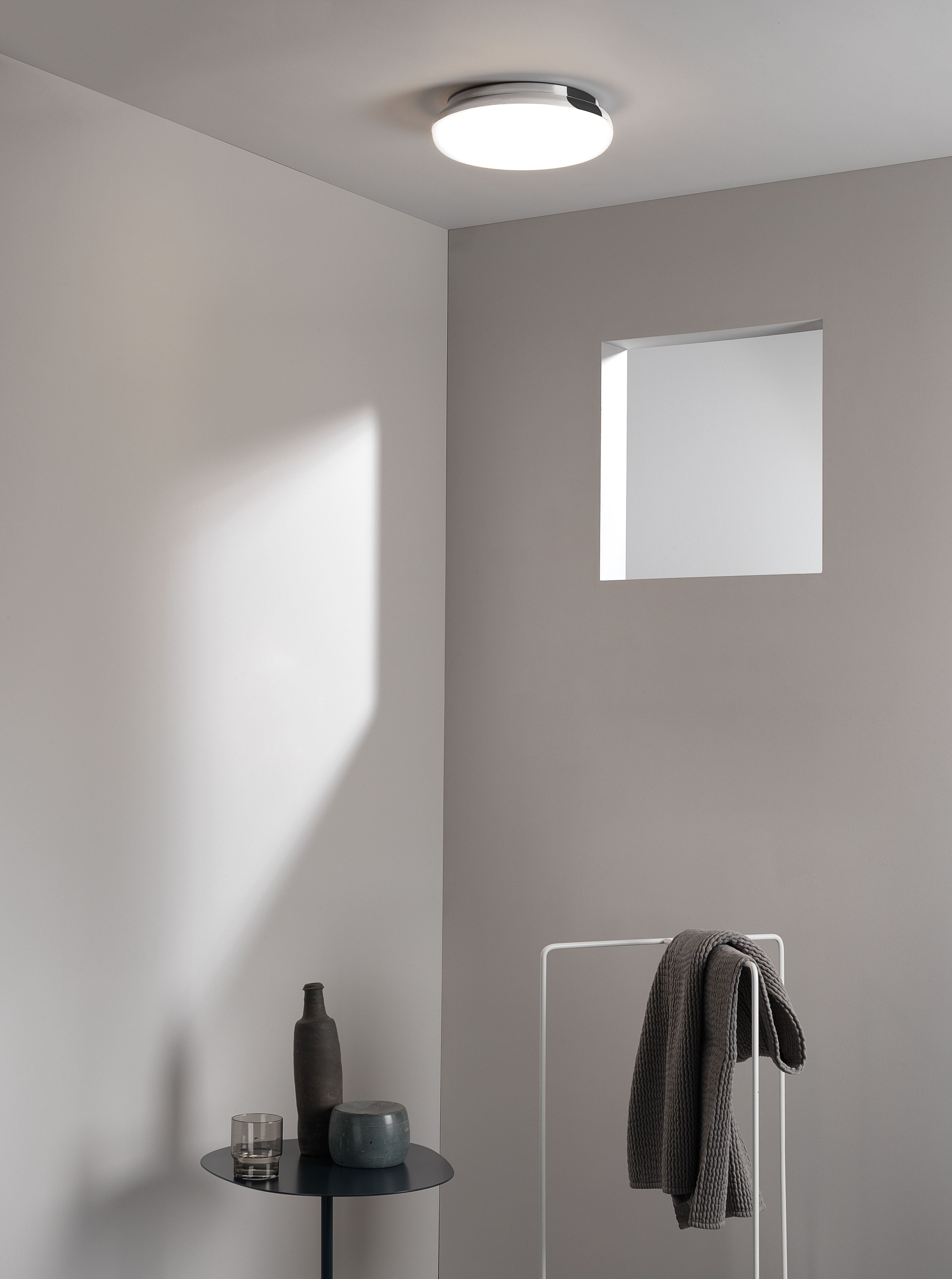 Astro Altea 300 1 Light Bathroom Ceiling Light in Polished Chrome