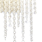 Diyas Bano Small Wall Light in Polished Chrome with Crystal