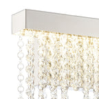 Diyas Bano Small Wall Light in Polished Chrome with Crystal