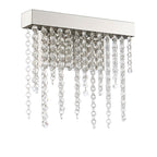 Diyas Bano Small Wall Light in Polished Chrome with Crystal
