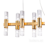 Kolarz Giro 16 Light Linear Bar Pendant Gold Leaf 6010.81631