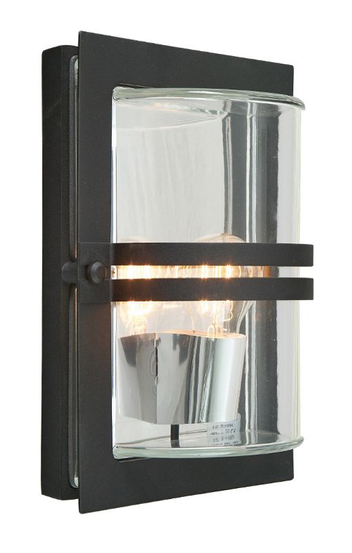 Norlys Basel Outdoor Wall Light in Black