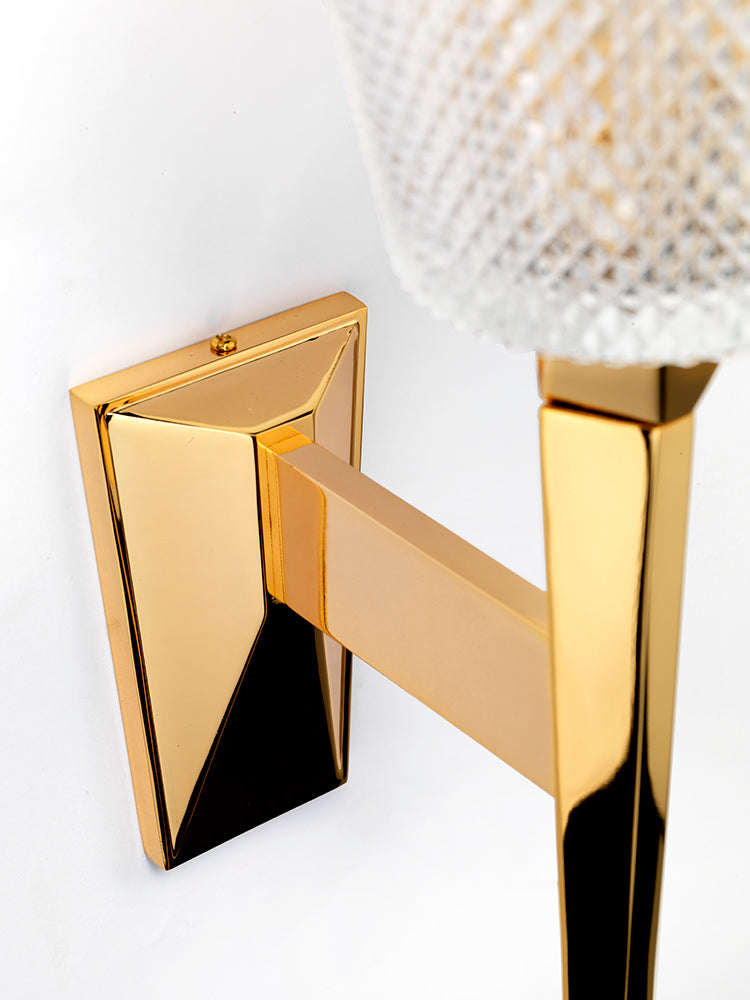 Elstead Verity Wall Light in Polished Gold