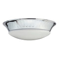 Elstead Whitby 1 Light Flush Ceiling Light in Polished Chrome