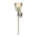 Elstead Agatha Wall Light in Brushed Nickel