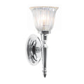 Elstead Dryden Bathroom Wall Light in Polished Chrome with Bell Shade
