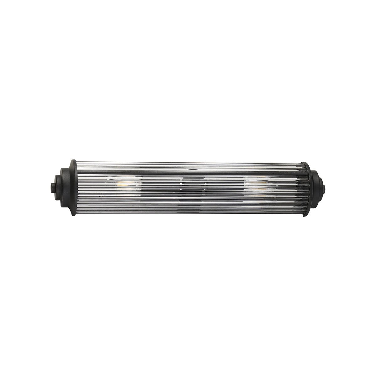 Regent Beaulon 2 Light E14 IP44 Wall Light - Satin Black