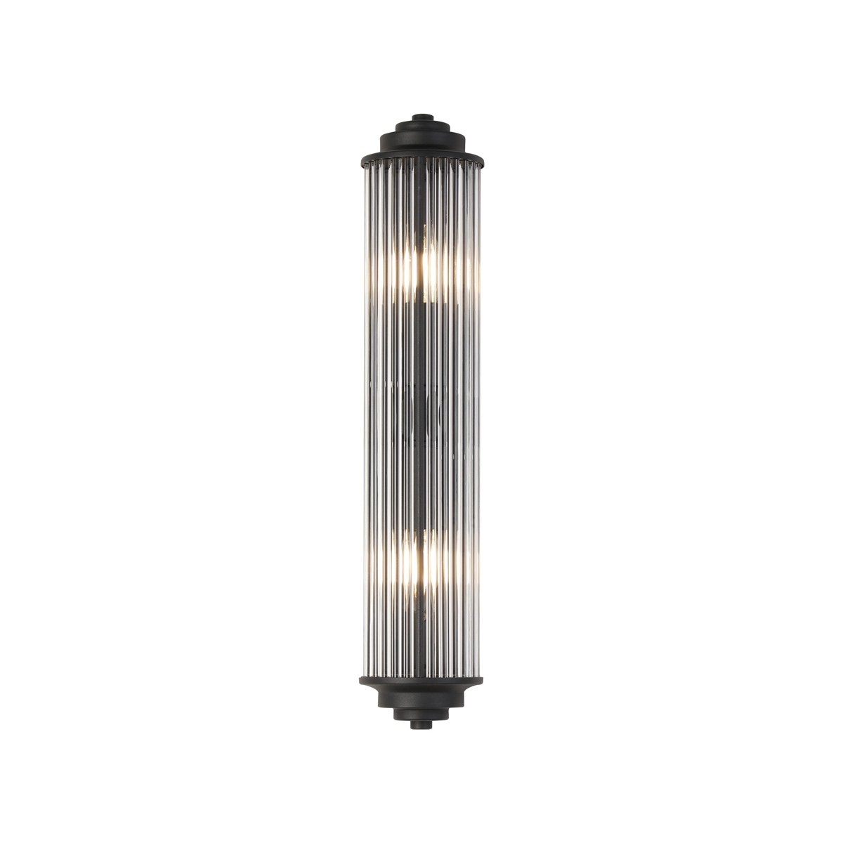 Regent Beaulon 2 Light E14 IP44 Wall Light - Satin Black