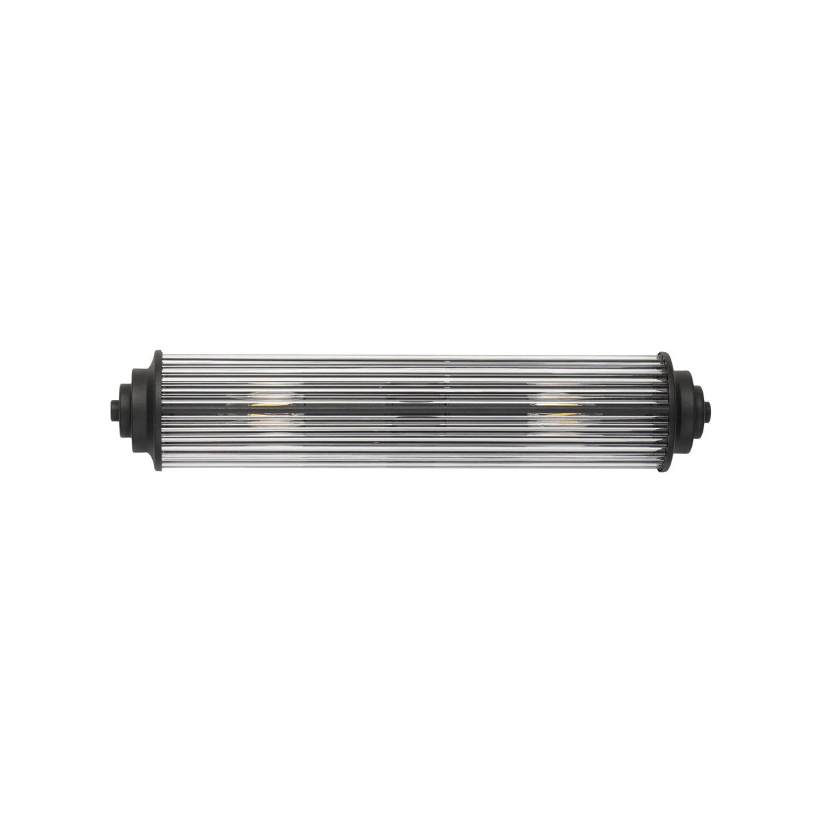 Regent Beaulon 2 Light E14 IP44 Wall Light - Satin Black