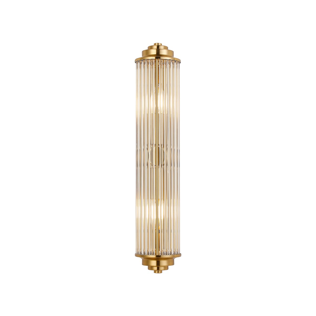 Regent Beaulon 2 Light E14 IP44 Wall Light - Gold