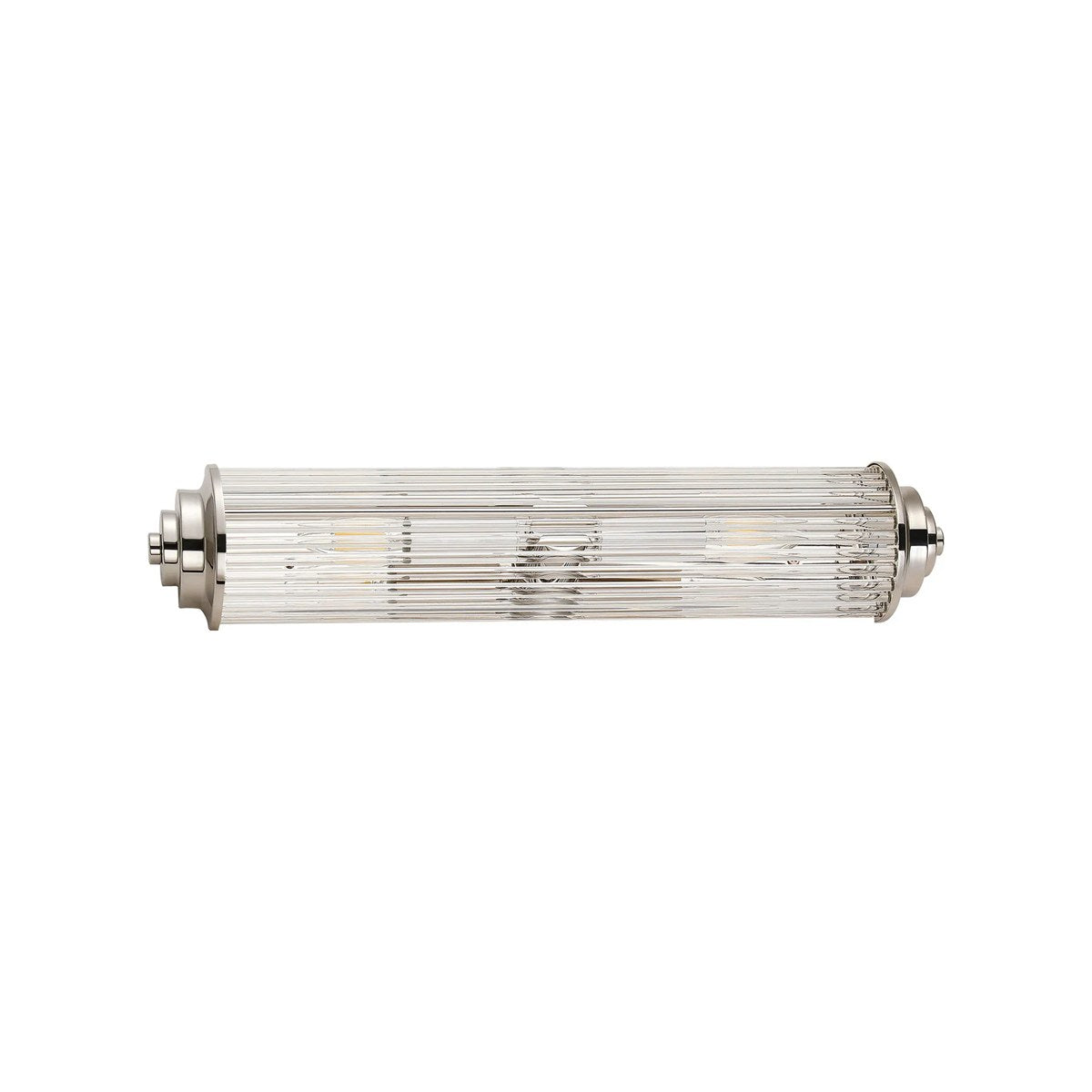 Regent Beaulon 2 Light E14 IP44 Wall Light - Polished Nickel