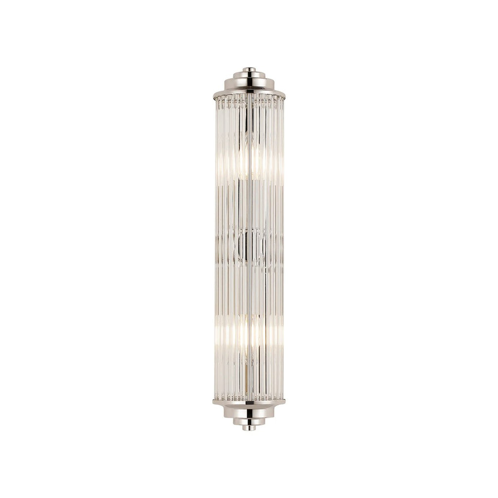 Regent Beaulon 2 Light E14 IP44 Wall Light - Polished Nickel