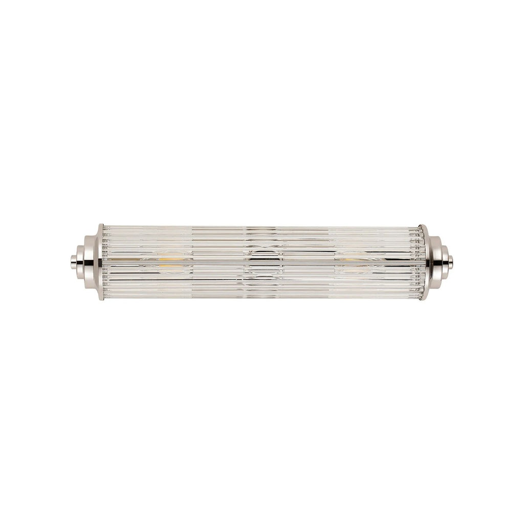 Regent Beaulon 2 Light E14 IP44 Wall Light - Polished Nickel