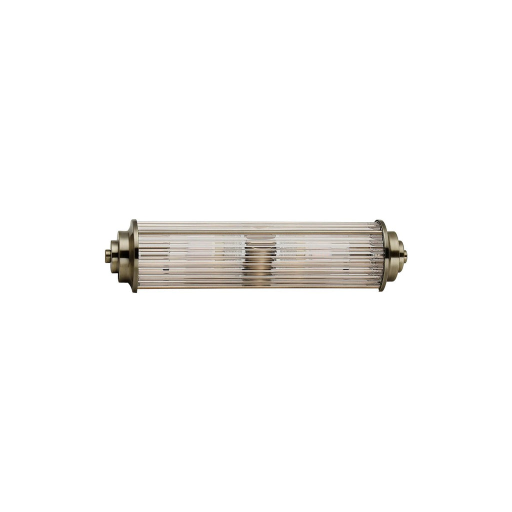 Regent Beaulon 2 Light G9 IP44 Wall Light - Antique Brass