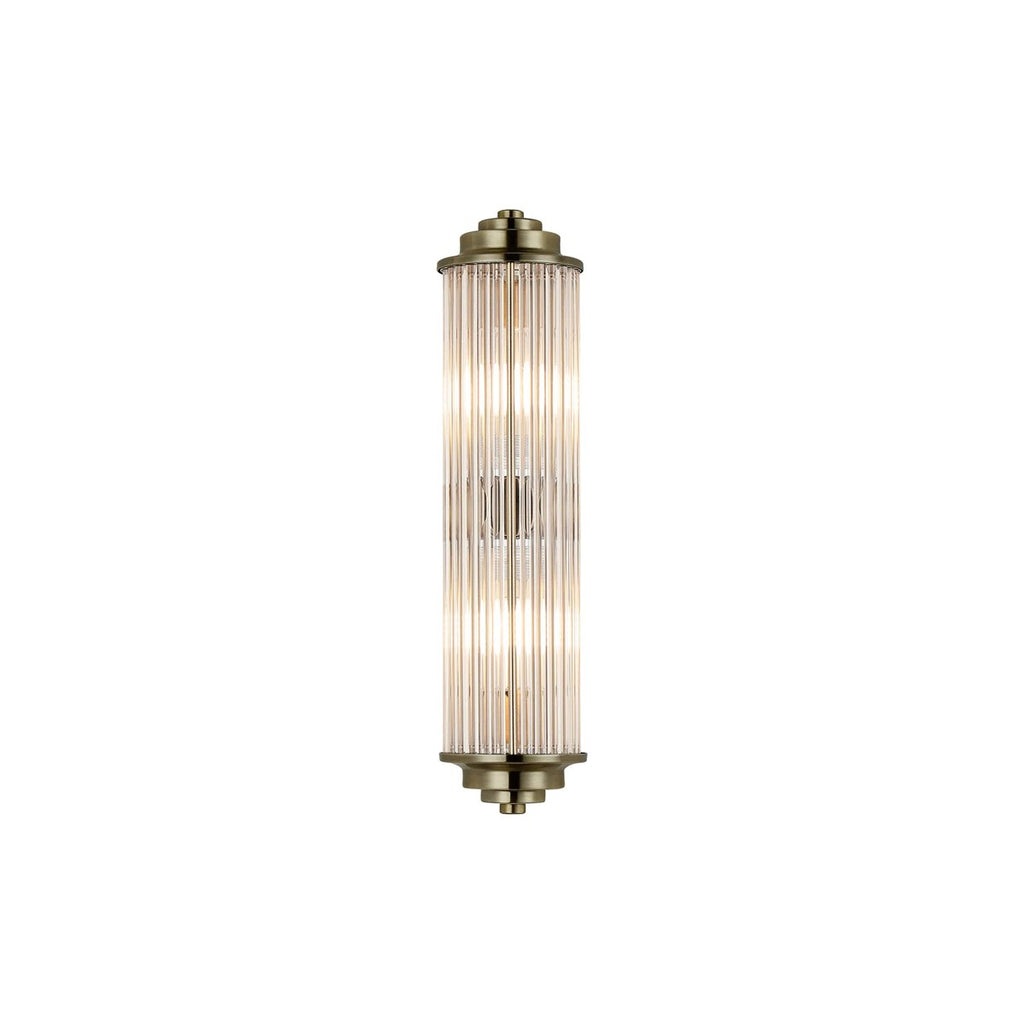 Regent Beaulon 2 Light G9 IP44 Wall Light - Antique Brass