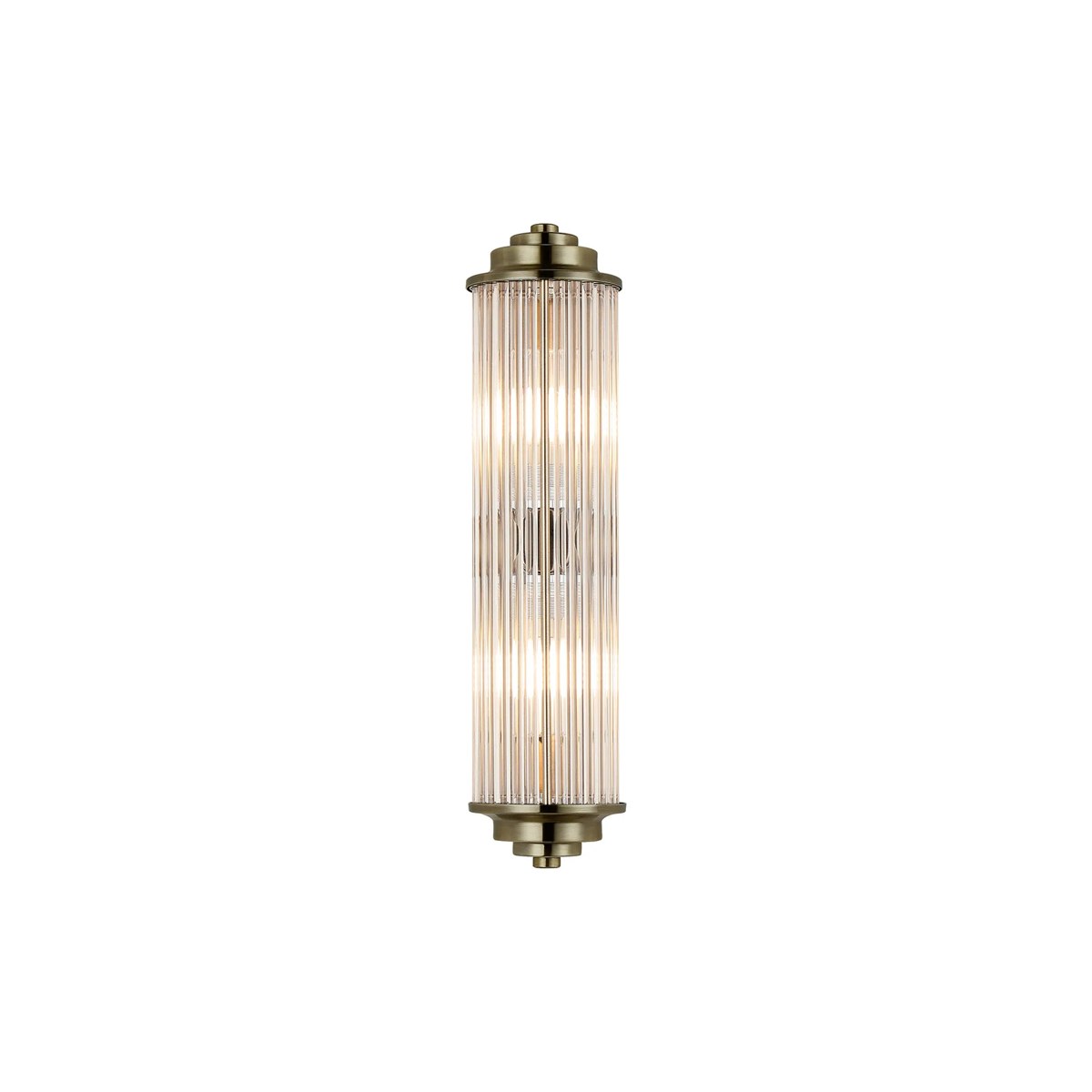 Regent Beaulon 2 Light G9 IP44 Wall Light - Antique Brass