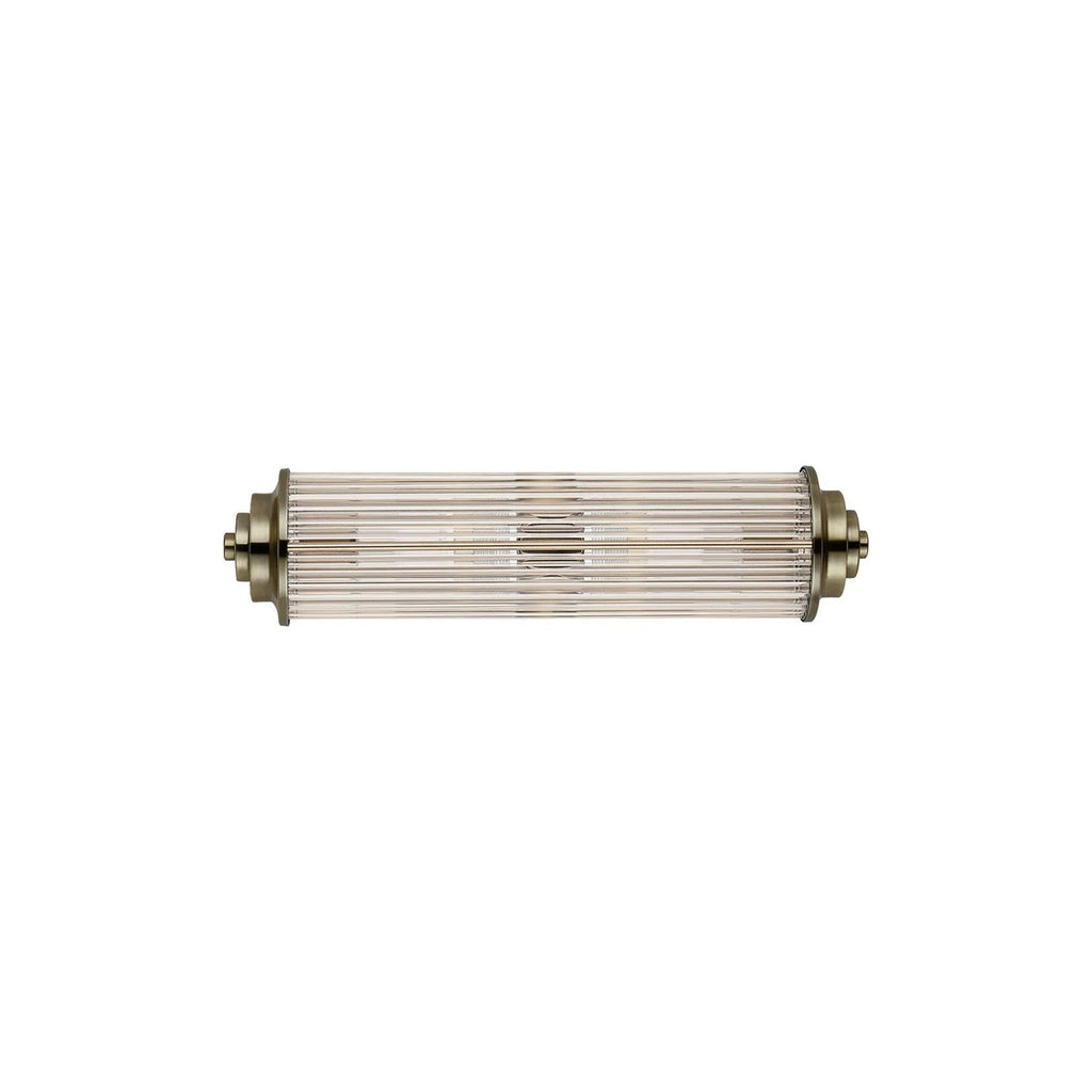 Regent Beaulon 2 Light G9 IP44 Wall Light - Antique Brass