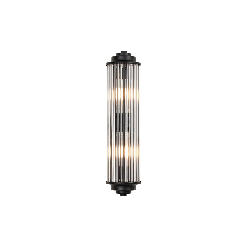 Regent Beaulon 2 Light G9 IP44 Wall Light - Satin Black