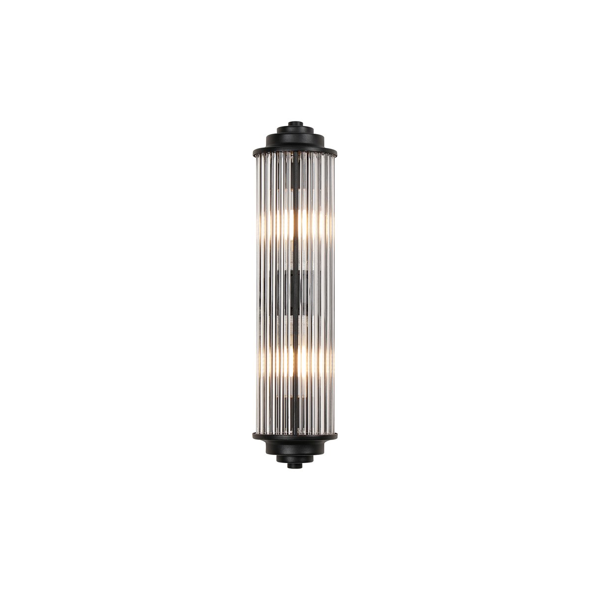 Regent Beaulon 2 Light G9 IP44 Wall Light - Satin Black