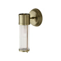 Regent Beaulon 1 Light E14 IP44 Wall Light - Antique Brass