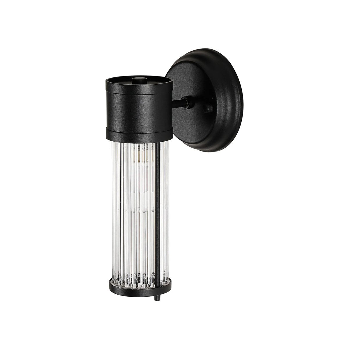 Regent Beaulon 1 Light E14 IP44 Wall Light - Satin Black