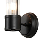 Regent Beaulon 1 Light E14 IP44 Wall Light - Satin Black