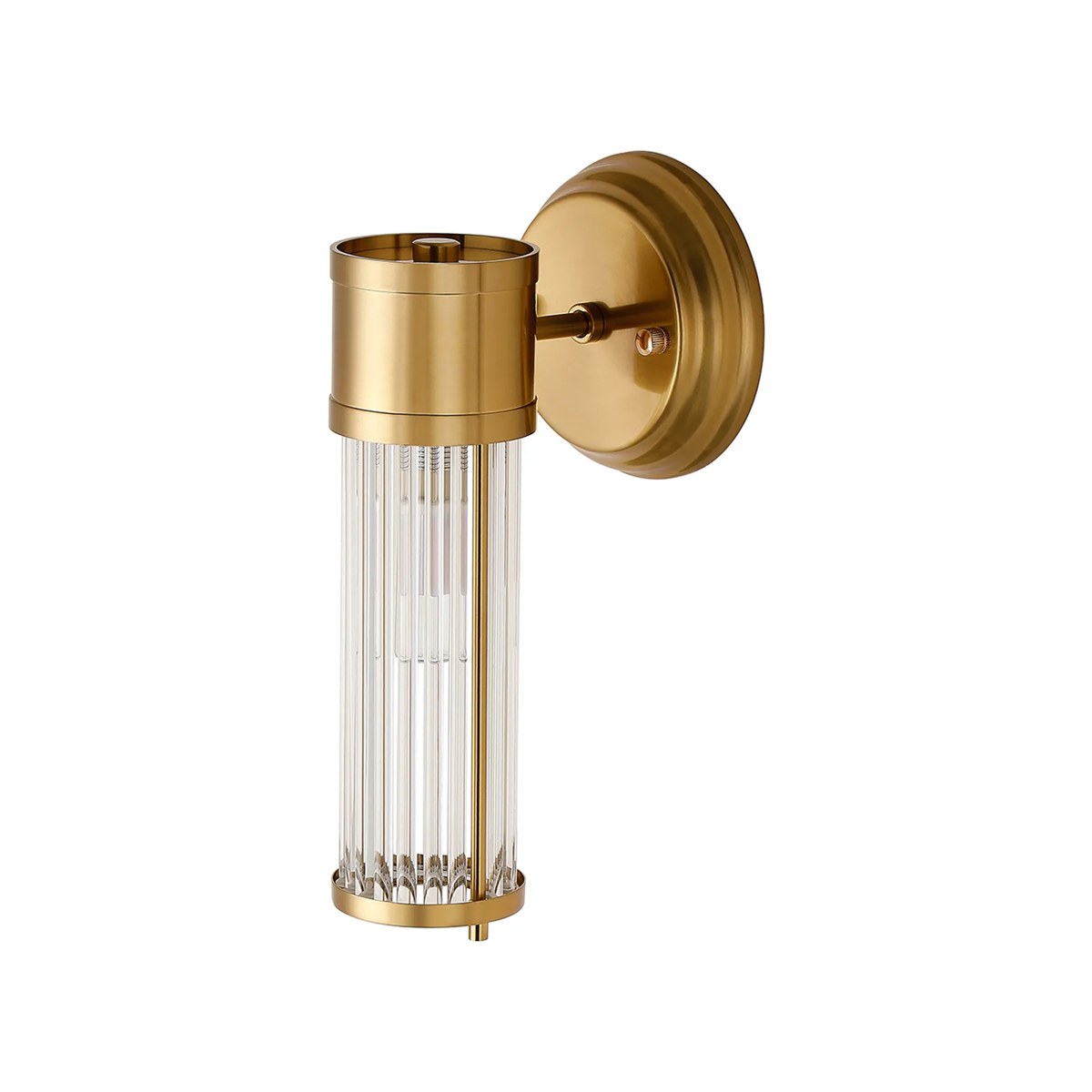 Regent Beaulon 1 Light E14 IP44 Wall Light - Gold