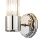 Regent Beaulon 1 Light E14 IP44 Wall Light - Polished Nickel