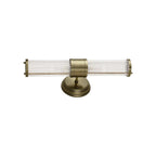 Regent Beaulon 2 Light Up & Down IP44 Wall Light - Antique Brass