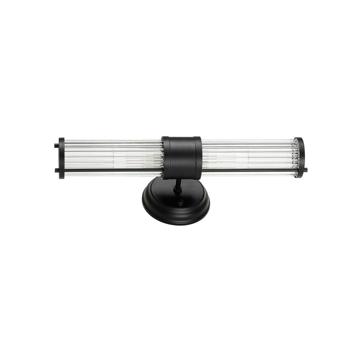 Regent Beaulon 2 Light Up & Down IP44 Wall Light - Satin Black
